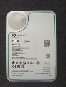 Seagate Exos X20 (7200RPM, 3,5", SATA III) 20 Tb To - Photo 1/1