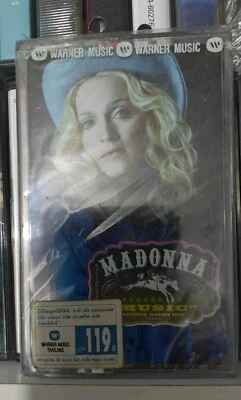 Madonna Music FACTORY SEALED cassette album  - Image 1 of 4