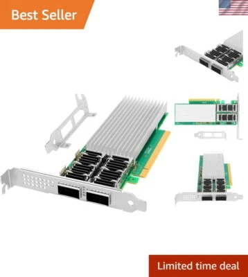 100Gb PCI Express 4.0 NIC卡-双QSFP28端口用于增强连接性 — 第 1/4 张图片