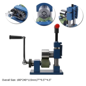 Hand Crank Ring Bracelet Press Bending Machine Making Tool Jewelry Ring Bender - Picture 1 of 15