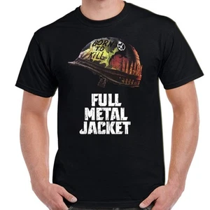 Full Metal Jacket Distressed Black Shirt - Picture 1 of 1