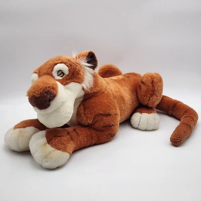 Peluche Disney Store 18" (31" con cola) Shere Khan Tiger Jungle Book De colección RARO Naranja Foto 1 de 4