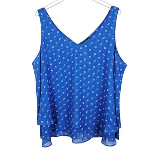 Lane Bryant #1141336 Swing Double-Layer Chiffon Tank NWT Plus Size 20 - Picture 1 of 10