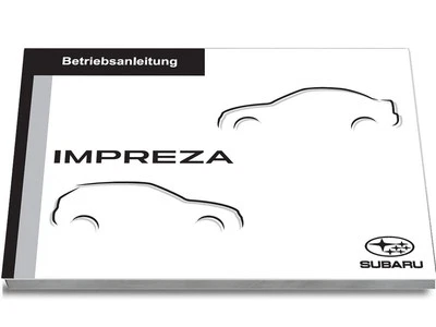 Subaru Impreza 2016 - 2023 manuale di istruzioni tedesco - Immagine 1 di 4