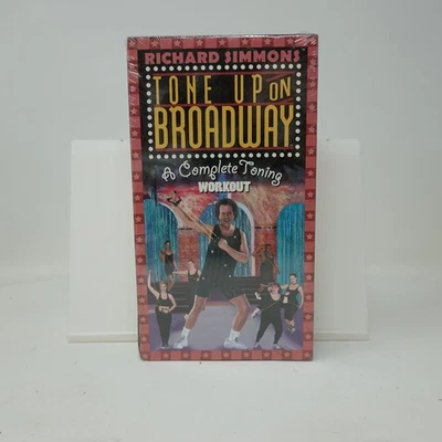Tone Up on Broadway VHS 1993 Fitness Workout Richard Simmons GoodTimes - Image 1 of 2