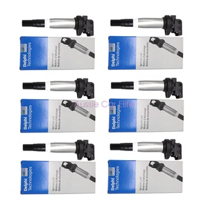 6pcs OEM Delphi Ignition Coil Assembly for 2004-2013 BMW X1 X3 X4 X5 640i 535i - Picture 1 of 4