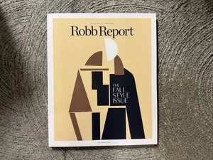September 2025 Robb Report Luxury Guide Issue Magazine The Fall Style - Imagen 1 de 1