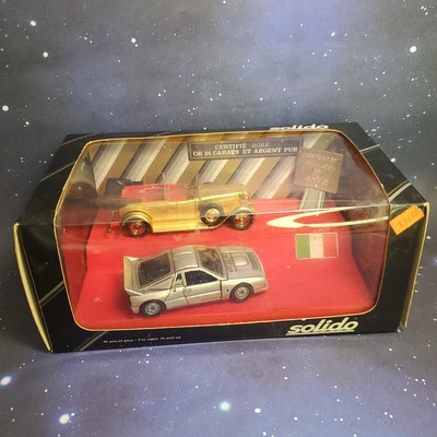 Solido Prestige Renault 40CV Chapado en Oro Fuego Plata 24 Quilates 1/43 1984 100 Años Foto 1 de 4