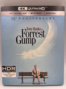Forrest Gump 25th Anniversary 4K Ultra HD/Blu-ray/Digital Code W/ Slipcover - Picture 1 of 8