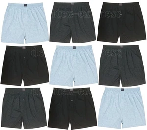 Boxer uomo basic 3/6/9/12 pantaloncini mutande pantaloncini con inserto taglia M-7XL A.107 - Foto 1 di 1