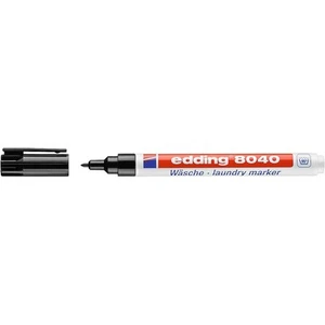 Edding 8040 Wäschemarker Permanentmarker Textil Stift Farbe schwarz - Bild 1 von 1