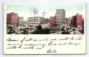 City Square Cleveland Ohio Postcard - Picture 1 of 2