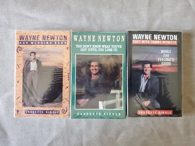 NEW Lot Of 3 Wayne Newton Our Wedding Band You Don't Know.. While The Feeling's  - Image 1 of 2