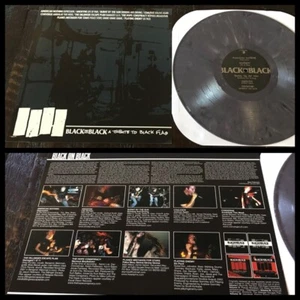 BLACK ON BLACK Flag Tribute LP Vinyl-Coalesce The Dillinger Escape Plan Converge - Picture 1 of 6