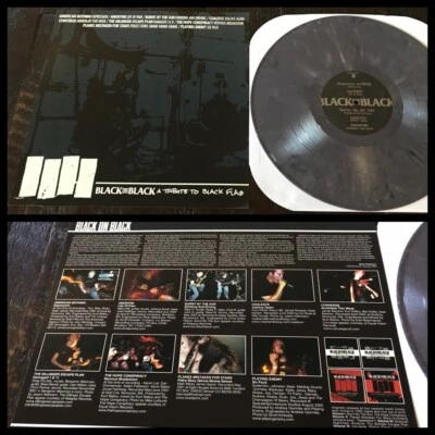 BLACK ON BLACK Flag Tribute LP Vinyl-Coalesce The Dillinger Escape Plan Converge - Image 1 of 4
