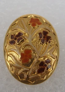 Neugablonz Dieter Knobloch: broche de joyería tradicional esmalte alrededor de 1950 (113201) - Imagen 1 de 4