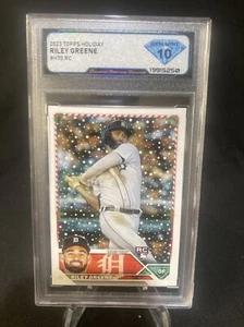 Riley Greene 2023 Topps Holiday #H70 DSG 10 GEM MINT Tigers RC - Picture 1 of 5
