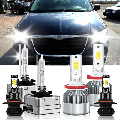 Lâmpada de farol de LED High Lo para Chrysler Town & Country 2008-2009 - Imagem 1 de 4