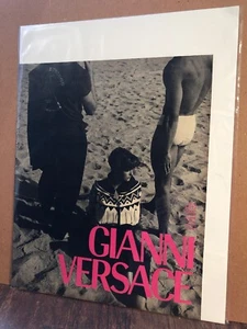 1989 GIANNI VERSACE Print Ad Excellent Color (MH214) - Picture 1 of 1