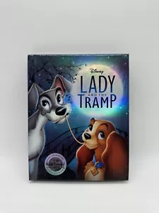Disney The Lady & the Tramp Blu-Ray/DVD Storybook Target Exclusive Signature - Picture 1 of 3