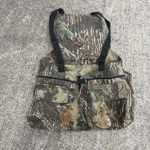 REAL TREE PRO SERIES Camo Turkey Vest XXL-XL adjustable NO Seat Cushion Pockets - Picture 1 of 8