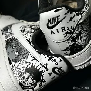 Custom Anime JUJUTSUK KAISEN Air Force 1 🖖👏 (ANY SIZE) (SHIPPING IS 3-4WEEKS) - Picture 1 of 7