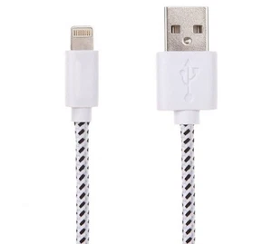 Court 20cm Tressé Câble USB pour IPHONE 6S 6 7 8 Plus X 5 IPAD Chargeur Données - Photo 1 sur 1