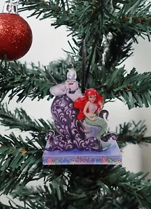 The Little Mermaid Christmas Ornament Princess Ariel Ursula Holiday Tree 2D - Picture 1 of 6