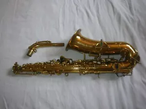 VINTAGE 1932 THE NEW BUESCHER ARISTOCRAT TRANSITIONAL ALTO SAXOPHONE - ** NECK - Picture 1 of 22