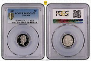 Australia 5 cents 1996 PCGS PR69DCAM Coin