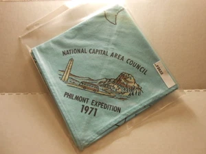 PAÑUELO PARA EL CUELLO F2822 1971 EXPEDICIÓN PHILMONT CONSEJO DEL ÁREA DE LA CAPITAL NACIONAL - Imagen 1 de 1