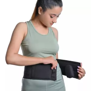 Umbilical Abdominal Supports Belt Hernia Binder Adjustable Elastic - Picture 1 of 5