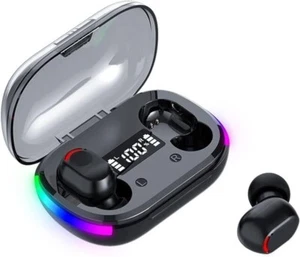 Wireless Earbuds, HiFi Digital LED Display Stereo Gaming Earbuds Bluetooth Headp - Picture 1 of 4