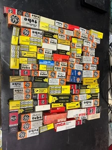 LOT OF VINTAGE VACUUM TUBES - NEW &  USED OLD STOCK IN BOXES - LOT OF 300+ TUBES - Picture 1 of 10