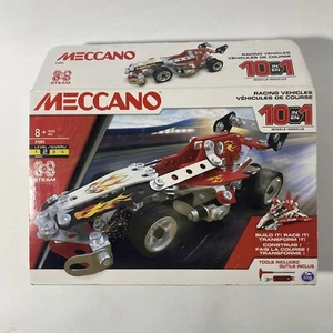 Meccano, 10-in-1 Racing Vehicles STEM Model Building Kit with 225 Parts - Picture 1 of 6