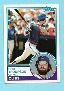 1983 Topps Baseball #481 Scot Thompson