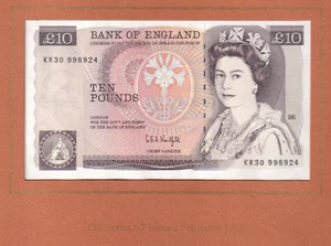 GREAT BRITAIN (1992) £10 - 1st & Last : 2 Note Presentation Folder. Series D & E - Imagen 1 de 6