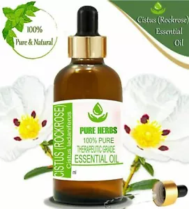 Olio essenziale di Cistus Rockrose 100% puro e naturale di Cistus ladaniferus - Foto 1 di 14