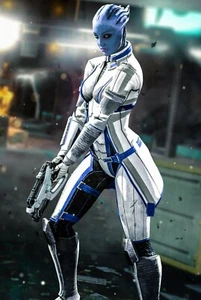 Mass Effect Liara T'Soni Metallposter 7x11 12x18 C1 03 - Bild 1 von 1