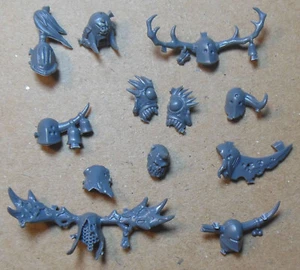 Maggotkin of Nurgle - Putrid Blightkings - Heads (a) Bits Bitz Kitbash - AoS - Picture 1 of 1