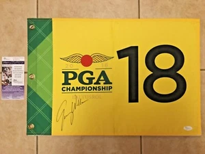 Jimmy Walker signed 2016 PGA Championship Tournament Winner Flag JSA #S76771 - Picture 1 of 3