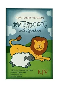 Holman KJV New Testament with Psalms; 1994 White Imitation Leather; 5 Point - Imagen 1 de 5
