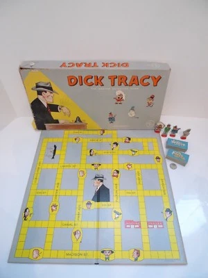 Vintage 1961 Selchow & Righter "Dick Tracy" Playing Board Game !!! 60's  - Image 1 of 4