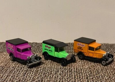 Kellogg's Cereal Matchbox Ford Model A, & Model T Delivery Trucks 1979/1989 - Image 1 of 4