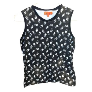 Juniors Sz Medium NWT BDG Urban Outfitters Domino Tank Top Vintage Punk T-Shirt - Picture 1 of 7