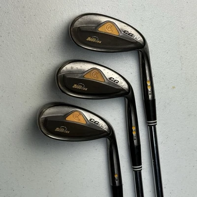 Cleveland CG14 Zip Grooves Wedge Set 52° 56° 60° RH Steel Wedge Flex OEM Grips - Image 1 of 4