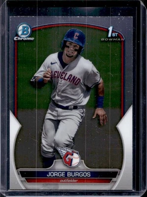 2023 Bowman Jorge Burgos Chrome 1st #BCP-98 Guardians - Image 1 of 2