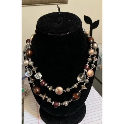 Lia Sophia Double Strand Beaded Necklace - Image 1 of 4