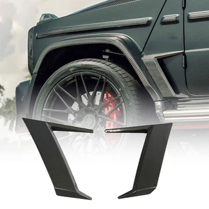 For Benz G Class W463 W464 G500 G63 AMG Real Carbon Fiber Side Fender Vent Trims - Picture 1 of 12