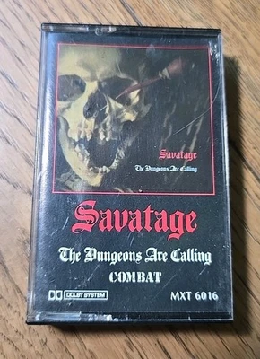 Savatage The Dungeons Are Calling Cassette Tape 1985  - Image 1 of 4